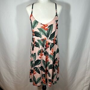 Body Glove Pink & Green Sweet Escape Cover Up Dress NWT